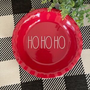 Rae Dunn Red Pie Plate